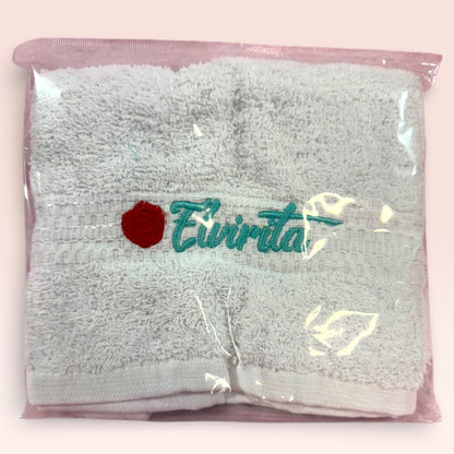 Toalla bordada