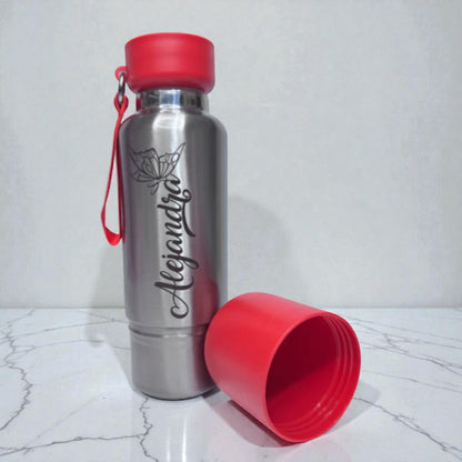 Termo 500ml. con taza plástica base