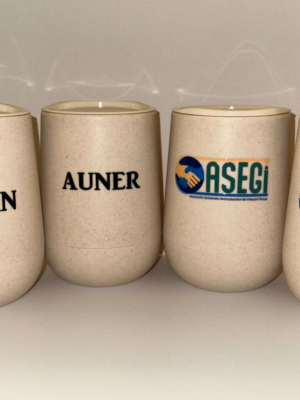 Vaso vinero fibra de trigo