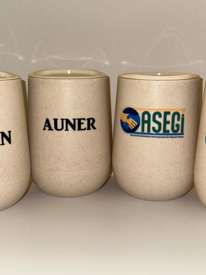 Vaso vinero fibra de trigo