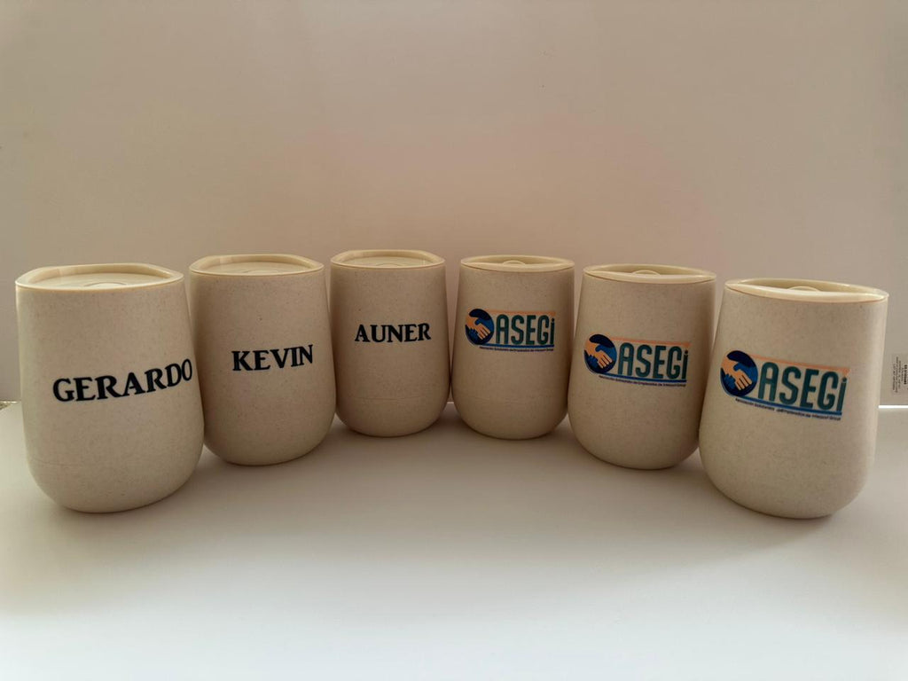 Vaso vinero fibra de trigo