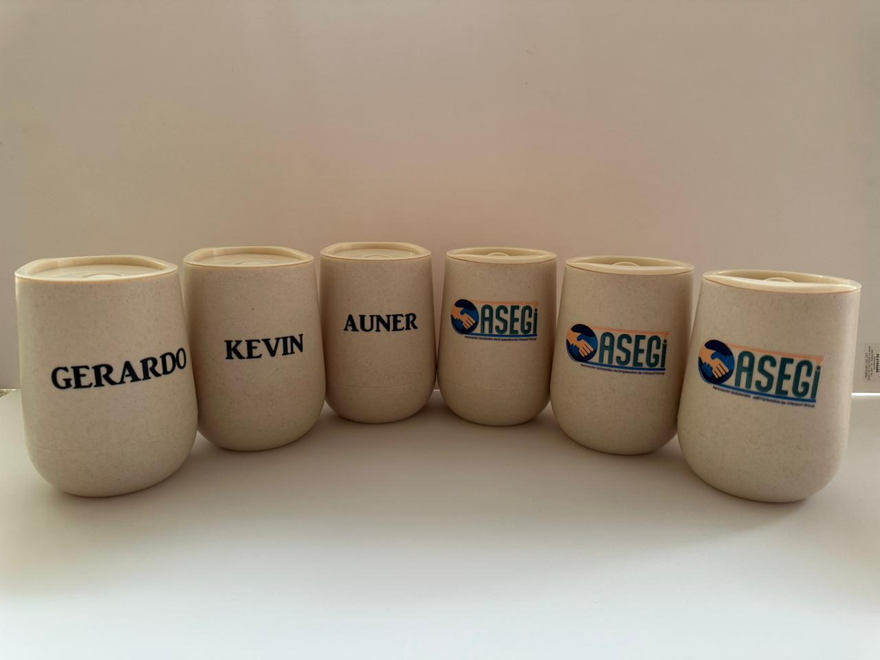 Vaso vinero fibra de trigo