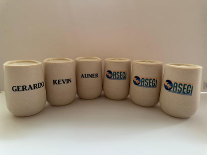 Vaso vinero fibra de trigo