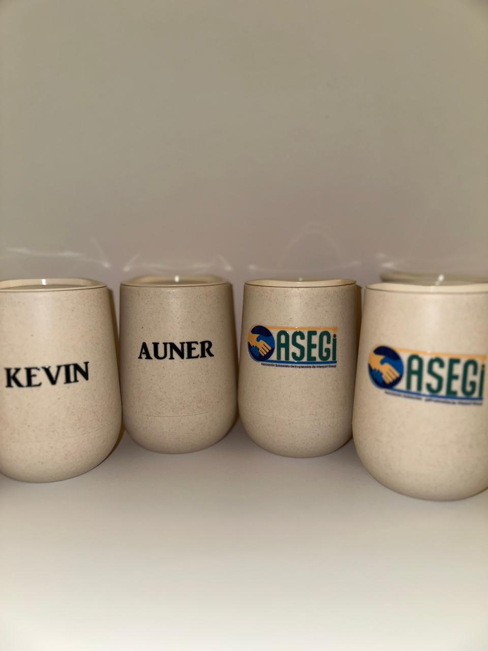 Vaso vinero fibra de trigo