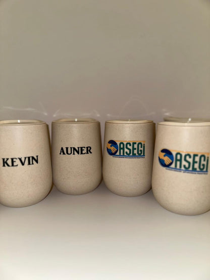 Vaso vinero fibra de trigo