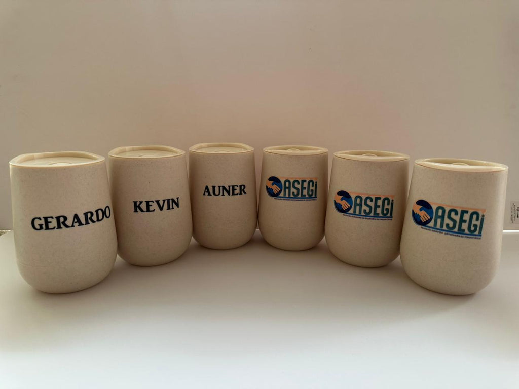 Vaso vinero fibra de trigo