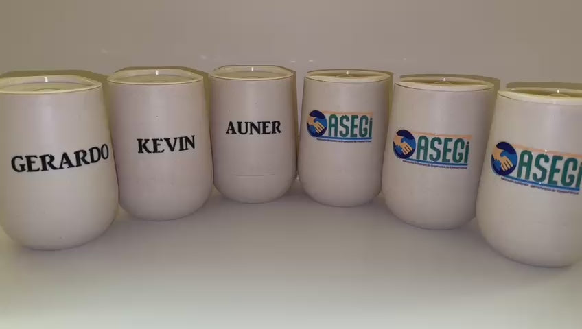 Vaso vinero fibra de trigo